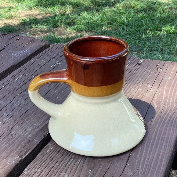Colorado Souvenir Pottery Pitcher Brown Tan Glazed Collectible Decor - Picture 2 of 4